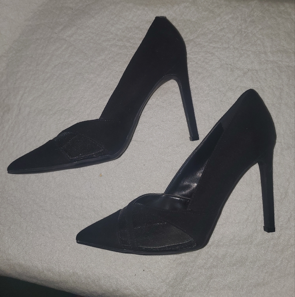 Nine West Black Stiletto Heels